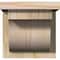 Ekena Millwork Del Monte Rough Sawn Corbel w/Backplate, Douglas Fir, 8"W x 8"D x 8"H COR08X08X08DEL01RDF - alternate 2